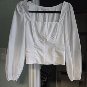 White Long Sleeve Blouse